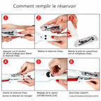 Lisseur vapeur infrarouge à plaques de 5 cm , 230 °C , outil de coiffure professionnel, double tension.
