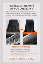 Masque capillaire PURC à l'huile de Batana : lissage, réparation, anti-frisottis, soin nourrissant et brillant pour cheveux abîmés.