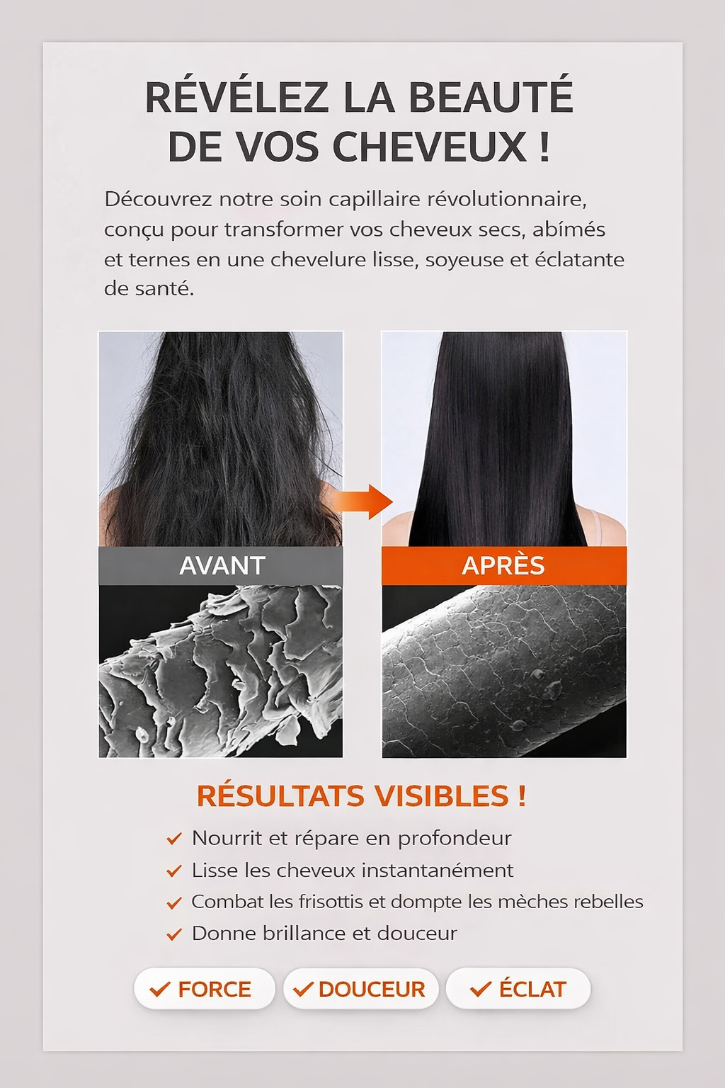 Masque capillaire PURC à l'huile de Batana : lissage, réparation, anti-frisottis, soin nourrissant et brillant pour cheveux abîmés.